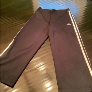 Adidas wide leg crop exercise pants